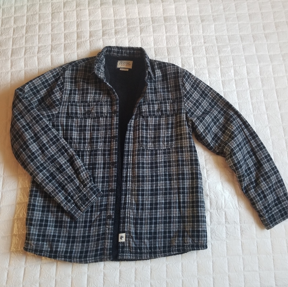 Boston Traders Sherpa Lined Button Up